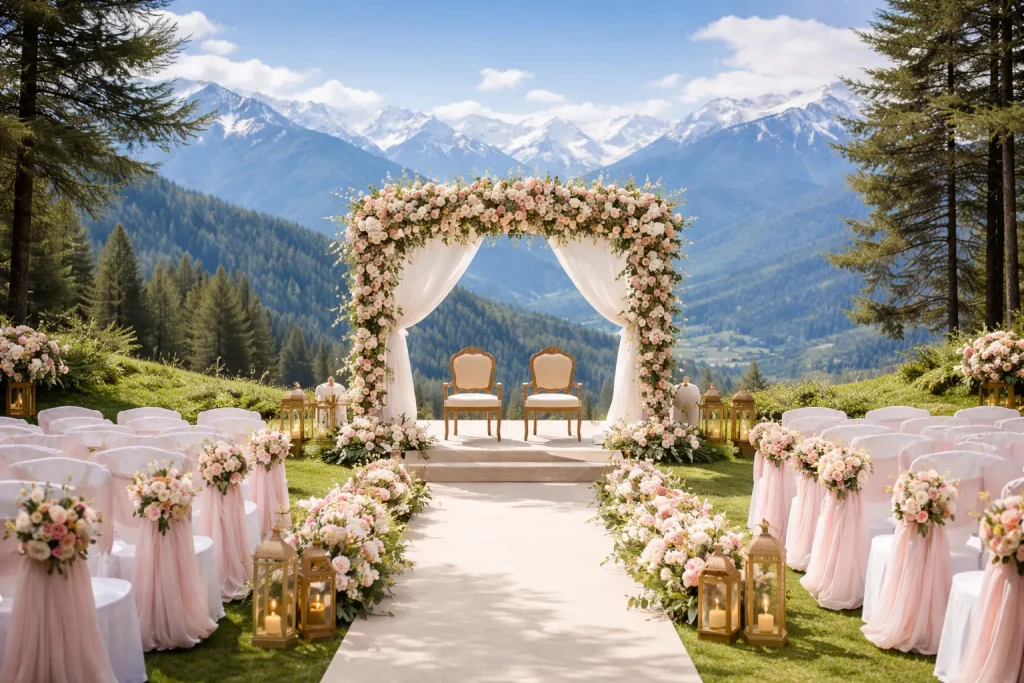Wedding in the Himalayan hills